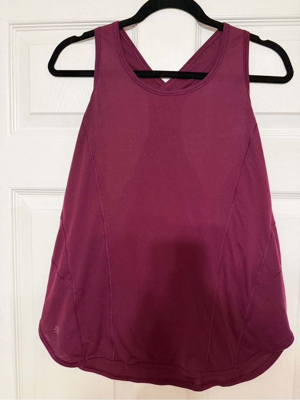 Plum Sleeveless Athletic Tank Top